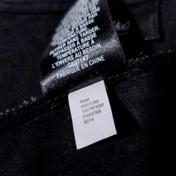 Mossimo Black Faux Leather Long Sleeve Cowl Top - Picture 6 of 8